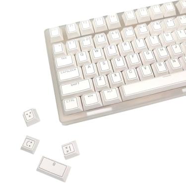 Imagem de Odpaltoy 142-Key Mechanical Keyboard Keycaps – PBT+PC Double-Shot OEM Profile, Shine-Through Legends & Borders, RGB Backlit PC Accessories Compatible with Cherry MX/Gateron/Kailh