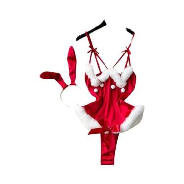 Imagem de Vestido Curto Vermelho Sexy E Justo Para O Natal, Lingerie Feminina, P