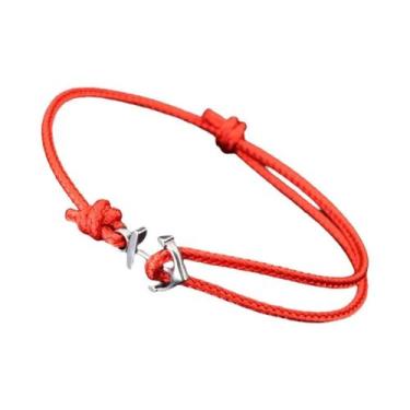Imagem de Pulseira De Corda De Âncora De Aço Inoxidável Ajustável De 2mm Para Ho