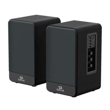 Imagem de Caixa de Som Redragon Mouthpiece, Stereo 2.0, USB, Bluetooth, Frequência 100Hz - 18Khz - GS813 Preto