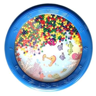 Imagem de XUXHOU Brinquedo de Percussão Com Design de Padrão de Onda de Tambor de Som Oceano para Crianças e Adultos, Ideal para Entusiastas de Música, Estudantes Domésticos, Material Plástico (Padrão de