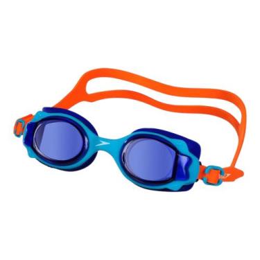 Imagem de Óculos De Natação Infantil Speedo Lappy Com Proteção UV, Laranja, Únic
