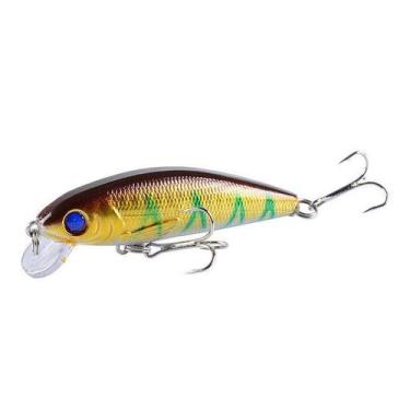 Imagem de Isca Artificial Realista Dourada em Plástico ABS para Pesca Predadora 