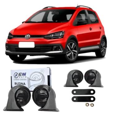 Imagem de BUZINA AUTOMOTIVA CARACOL (PAR) GRAVE/AGUDO PARA FOX 2003 >2009 - TIGER AUTO