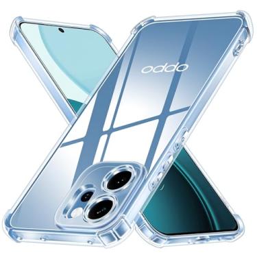Imagem de Capa para Oppo Reno 14F / 14 FS 4G/5G, capa de silicone TPU macio transparente [amortecedor de cantos reforçados], proteção transparente à prova de choque