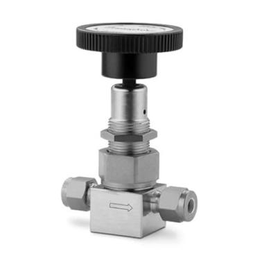 Imagem de Aoleaby Válvula selada com fole de aço inoxidável SS-6BK-MM, gaxeta, ponta de haste PCTFE, 6