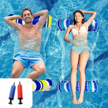 Imagem de Hammock Inflável Para Adultos Em Pacote Com 2 Unidades, Flutuador 4 Em