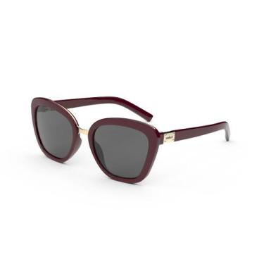 Imagem de Óculos Solar Colcci Ceu c0186c2301 Bordô Brilho Lente Cinza, Bordô