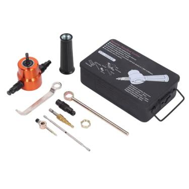 Imagem de Cortador de cabeça dupla de 360° Ferramenta de perfuração de corte de chapa metálica Acessório de afiador elétrico YT160AS