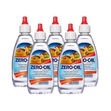 Imagem de Adoçante Zero Cal Sacarina Liquido 100ml Kit 5, Adoçante Líquido Sacar
