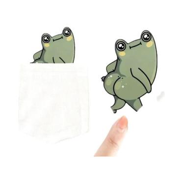 Imagem de Camiseta Feminina Engraçada De Algodão Com Manga Curta E Bolso Estampa