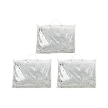 Imagem de Saco De Armazenamento Transparente De PVC Portátil Para Embalagem De R