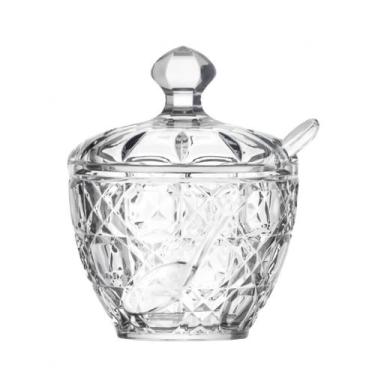 Imagem de Açucareiro Vidro 188ml Tampa Bico Dosado Padaria Confeitaria - Wellmix