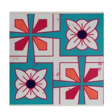 Imagem de 1UN Autocolante de Azulejo Retrô em PVC Decalques para Parede Removíveis Cozinha Banheiro Decoração Residencial Proteção Fácil Aplicar Peel and Stick