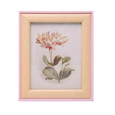 Imagem de WOLFF - Porta-Retrato Trançado Rústico 15cm x 20cm Rosa MDF