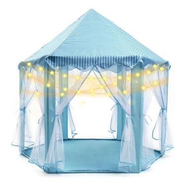 Imagem de Barraca Toca Infantil Castelinho De Princesa Com Led Para Criança - ED