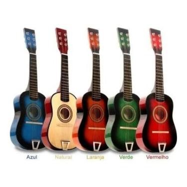 Imagem de Mini Violão Acústico Infantil Corda em Aço - TOYS
