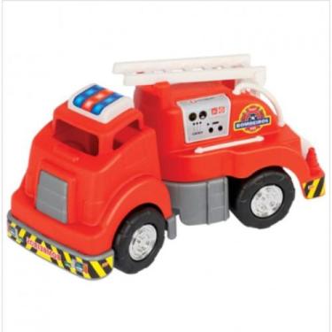 Imagem de Brinquedo Caminhão Mercotruck Bombeiro Infantil Criança