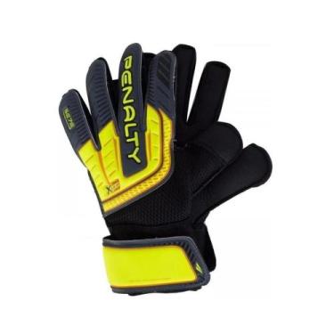 Imagem de Luva Esportiva Goleiro Penalty Sete Training Preta E Amarela, Ch, Pt, 