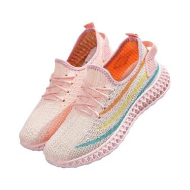 Imagem de Tênis Femininos De Verão Trançados Respirável Em Malha Casual Moda Tod