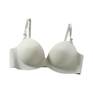 Imagem de Sutiã Sem Costura Push up Para Mulheres, Respirável, Sem Fio, Lingerie