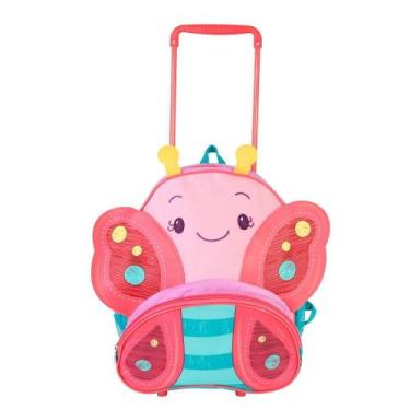 Imagem de Mochila Com Rodinhas Infantil - Borboleta - Clio Pets