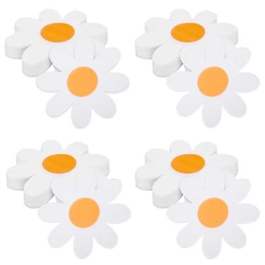 Imagem de 80 guardanapos de papel boho margarida flor hippie descartáveis coquetel almoço jantar guardanapos para utensílios de mesa aniversário casamento chá de bebê suprimentos de festa decorações de mesa