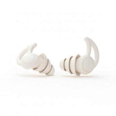 Imagem de NWX Protetor Auricular Antirruído com 3 Camadas Antirruído | Para Dormir e Estudar – Design Ergonômico, Conforto Superior e Isolamento Sonoro Eficiente (Branco)