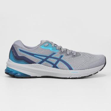 Imagem de Tênis Asics GT-1000 11 Masculino, Cinza, Azul, 44