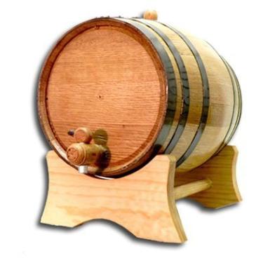 Imagem de THOUSAND OAKS BARREL Co. – Barril de carvalho branco americano de 5 litros com suporte, Bung e torneira (em branco, não personalizado) para o Home Brewer, Destilador, Máquina de Vinhos e Bartender Envelhecimento de Coquetéis