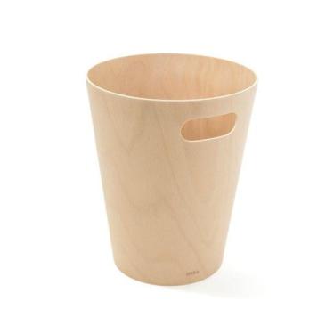 Imagem de Woodrow natural - lixeira de madeira 7,5l umbra