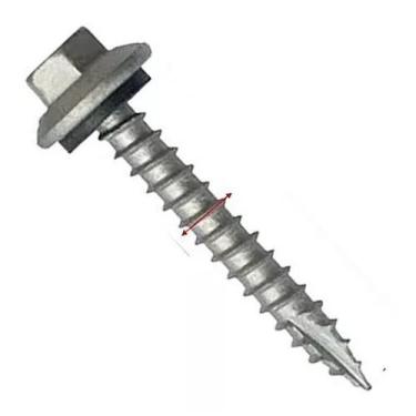 Imagem de Kit 100 Parafusos Brocante Madeira/Metal 12 X 4.3/8 (110mm) - FIXACAT