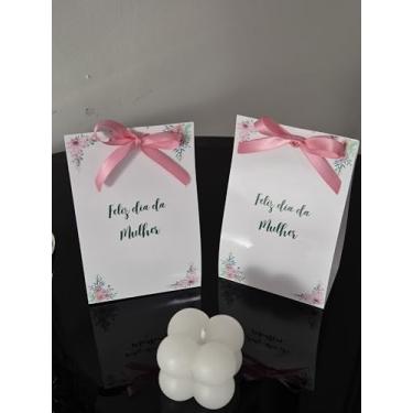 Imagem de Vela Mini Bubble com Embalagem Personalizada, Lembrancinha Dia da Mulher 10 unidades