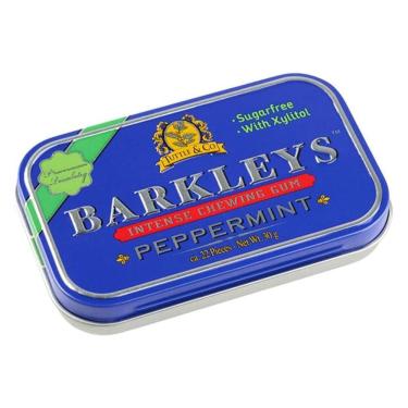 Imagem de Barkley`s Chewing Gum Peppemint Sugarfree 30g - Importado Europa