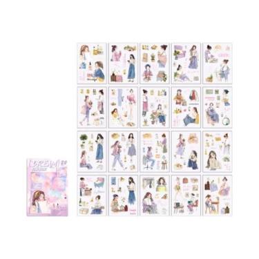 Imagem de Adesivos Decorativos De Personagens Fofos 20Pcs/pacote DIY Decoração C