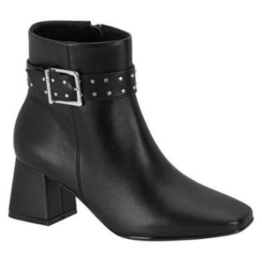 Imagem de Bota Vizzano 3098.103 Salto Bloco Cano Curto Feminina-Feminino
