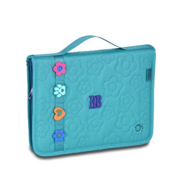 Imagem de Estojo Fichário Escolar Feminino 96 elasticos Rebeca Bonbon-Feminino