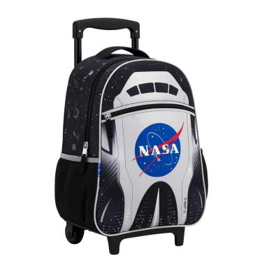Imagem de Mochila Rodinhas Escolar Nasa Foguete Packme Infantil Pacific-Masculino