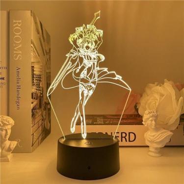 Imagem de Luz noturna LED 3D Plants vs Zombies Eulas Lawrence Color - Yiweisai