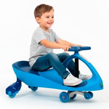 Imagem de Carrinho Gira Gira Car Fenix Até 100kg Rolimã Com Luzes Nas Rodas - Fê