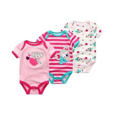 Imagem de Bodysuits para bebé, Onesies recém-nascidos, conjunto para roupa infan