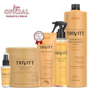 Imagem de Trivitt - Shampoo 1L + Condicionador + Fluído para Ondas + Hidratação 