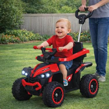 Imagem de Quadriciclo Carrinho de Passeio Infantil Elétrico Pimp Carrinho de Pas