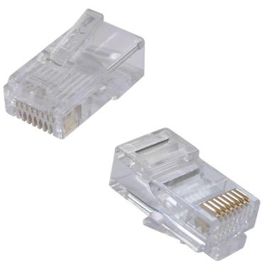 Imagem de Conector Rj-45 Furukawa Sohoplus, Cat5, Pacote C/ 10 Unidades - 35050291