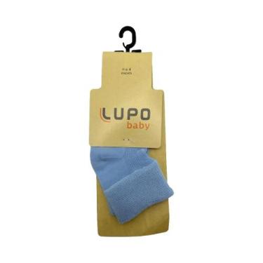 Imagem de Meia lupo recem nascido cano curto ref:2002 menino - Lupo Kids, Azul, 