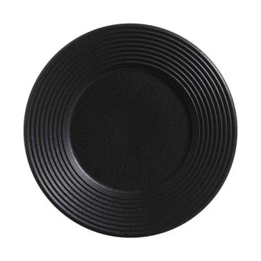 Imagem de Conjunto Com 6 Pratos De Sobremesa Nero Preto Matte Ø 19,5Cm