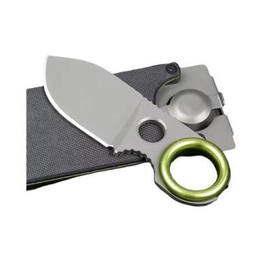 Imagem de Mini Canivete De Bolso EDC Multiferramenta Com Lâmina Fixa, Chaveiro, 