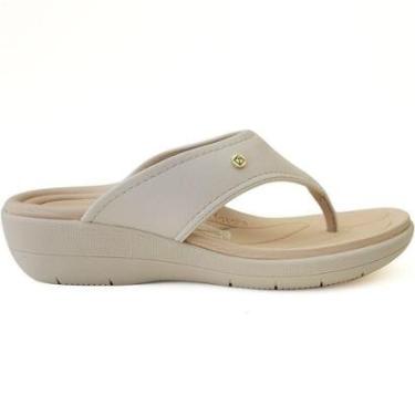 Imagem de Chinelo Dedos Piccadilly Anabela Conforto Plantar Anatômico-Feminino