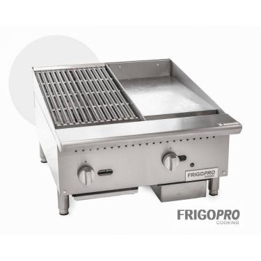 Imagem de Char Broiler e Chapa para Lanches Conjugada à Gás CPC12C12G Frigopro
