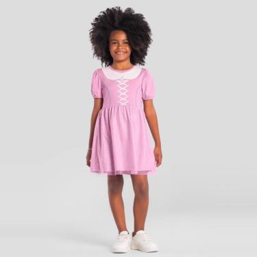 Imagem de Vestido infantil menina de princesa com tule Brandili